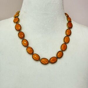 Classic Oval Bezel Chain Necklace Amrita jewelry